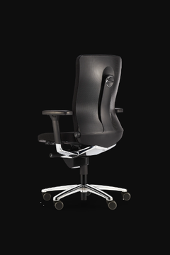 LAMIGA - Office chair with armrests with 5-Spoke base by König Neurath - view 3